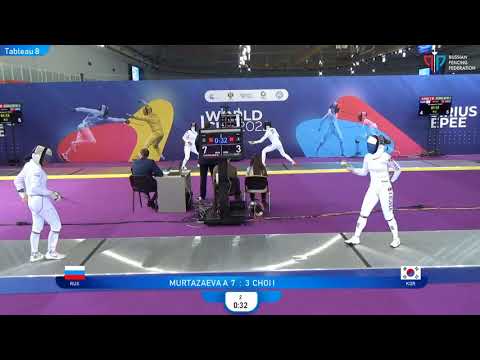 Sirius Epee 2022, WE Ind T8 Choi KOR - Murtazaeva RUS