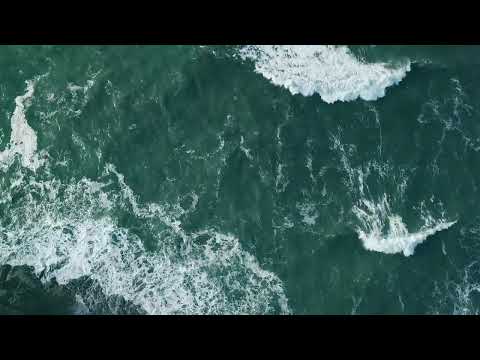 8 HOURS Ocean Waves Soundscape in 4K - Ocean Sounds and Winds Ambience