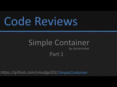 [C#] Code Review - Simple Container (https://goo.gl/4FTuS4)