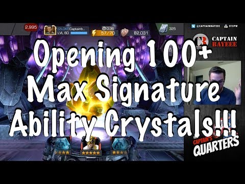 100+ Max Signature Ability Crystals!!! Marvel Contest of Champions