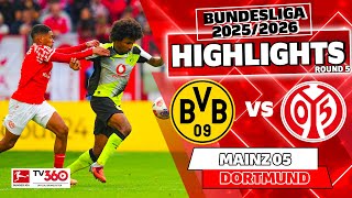 MAINZ 05 VS DORTMUND HIGHLIGHTS & ALL GOALS 2025 | BUNDESLIGA 25/26