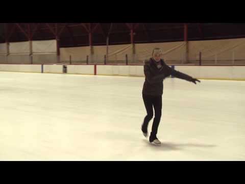 USFSA Basic Skills: 7D - Backward crossovers to a backward outside outside edge glides