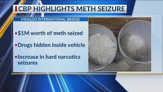 Nearly $1 Million in Methamphetamine Seized at Hidalgo International Bridge