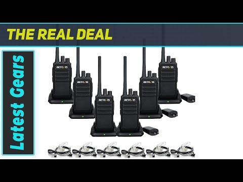 Retevis RT17 Walkie Talkies: Best Long Range Two Way Radios for Jobsites!