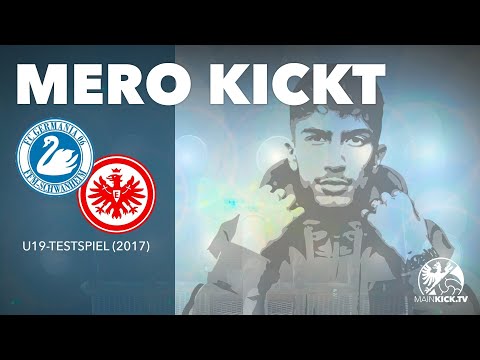 Früher Kicker heute Rapper - Mero auf Wolke 10 | HipHop-Star spielt gegen Eintracht Frankfurts U19