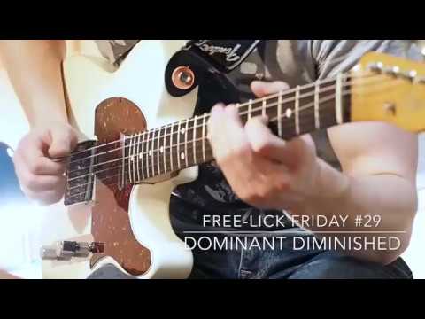 Free-Lick Friday #29 Half/Whole Diminished Scale w/TAB in Description