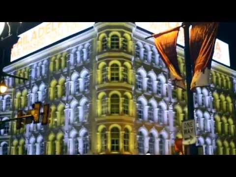 Brickstone Realty Reveals Lit Bros. Building's New LED Facade Lighting