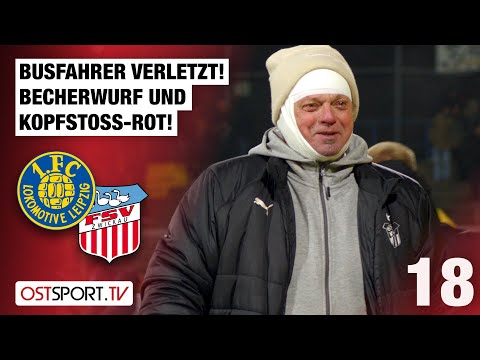 Bus driver injured! Cup thrown and headbutt – RED CARD: Lok Leipzig – FSV Zwickau | Regionalliga ...