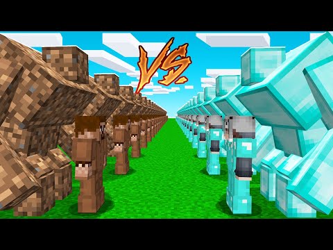 FAKİR MUTANT ORDU VS ZENGİN MUTANT ORDU 😱 - Minecraft