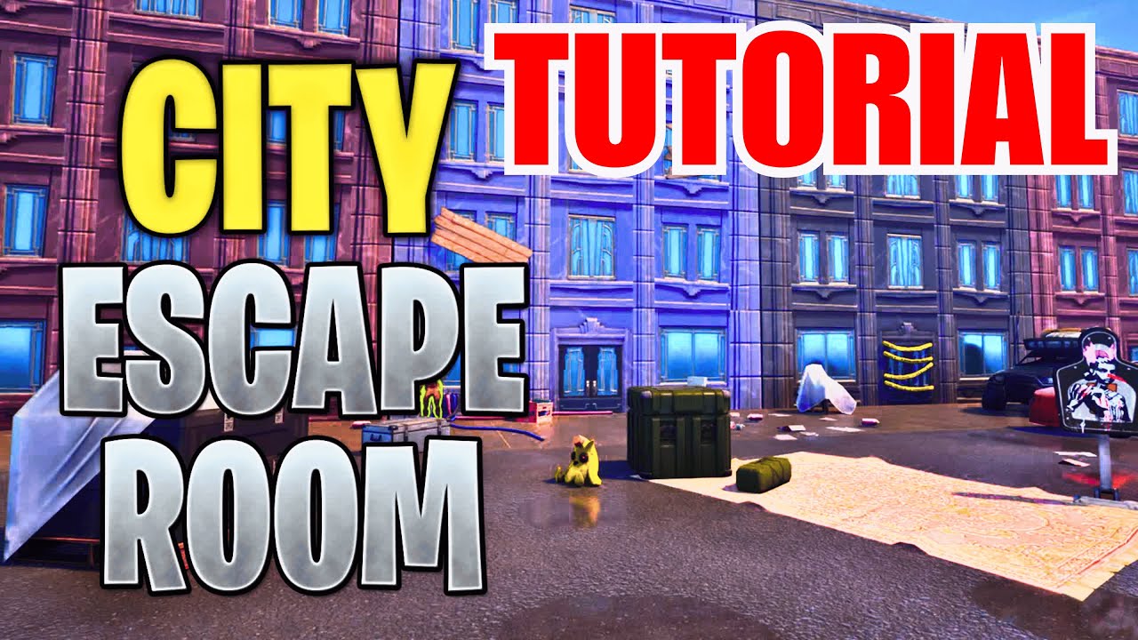 City Escape Room Fortnite (ALL LEVELS) TUTORIAL