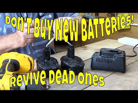How to Revive a Dead Rechargeable Power Battery of Cordless Drill