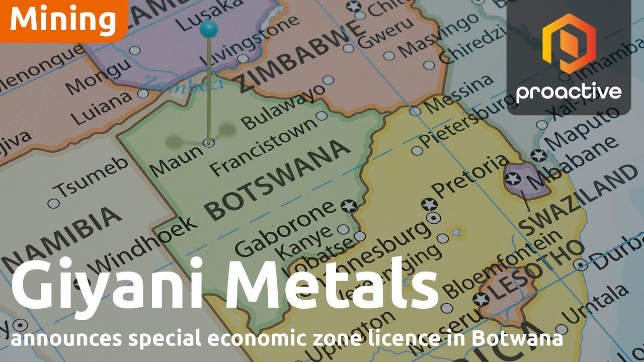 Giyani Metals announces 'transformative' SEZ licence in Botwana for commerical managanese plant