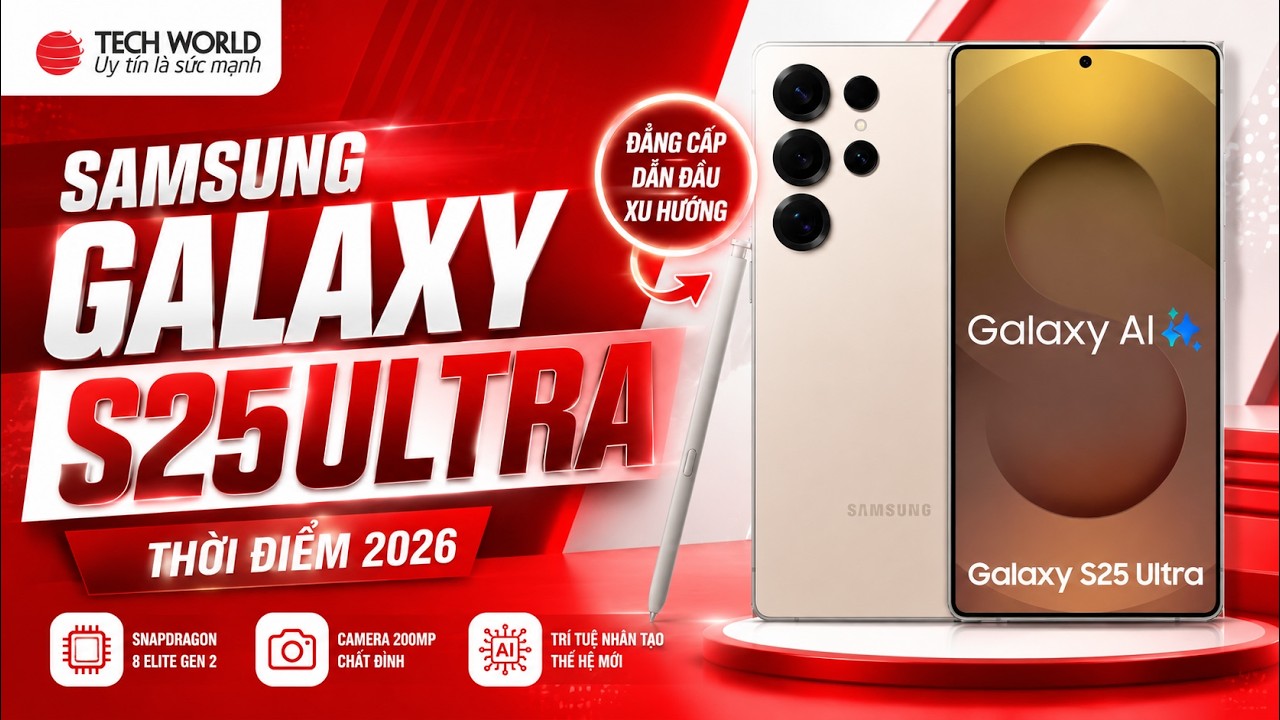 Samsung Galaxy S25 Ultra 5G (12GB/256GB) Chính Hãng Việt Nam