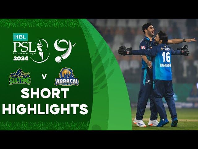 Short Highlights | Multan Sultans vs Karachi Kings | Match 3 | HBL PSL 9 | M1Z1U