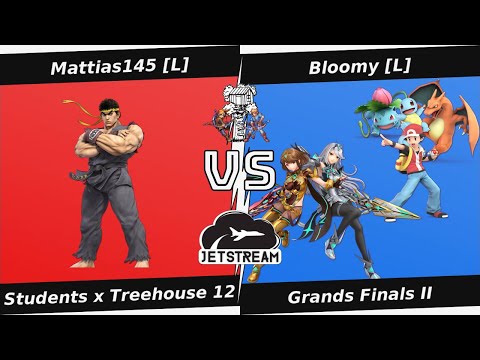 Students x Treehouse 12 Grands Finals II - Mattias145 [L] (Ryu) Vs Bloomy [L] (PKM Trainer, Pyra) -