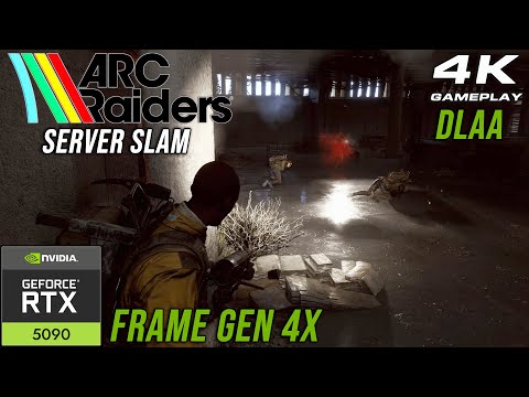 ARC Raiders (Server Slam Beta) – DLAA + Frame Gen 4X | RTX 5090 + i7-14700K 4k Gameplay