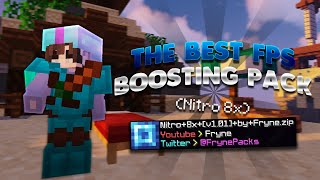 The *NEW* Best FPS Boost Texture Pack For Hypixel Bedwars | Nitro 8x | Minecraft 1.8.9 PVP Pack