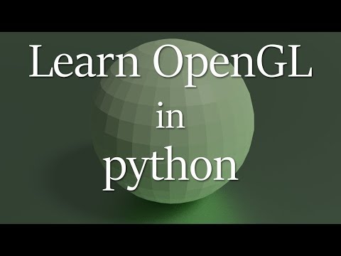 OpenGL in python e03 - triangle with programmable pipeline