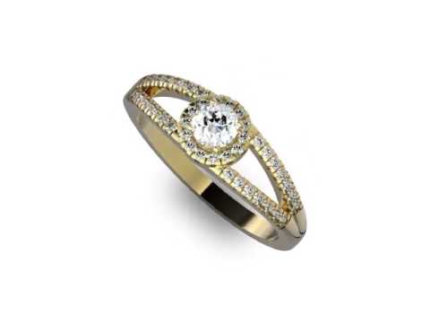 POLAD Diamond Engagement Ring - 0.45 ctw D31395-1Y
