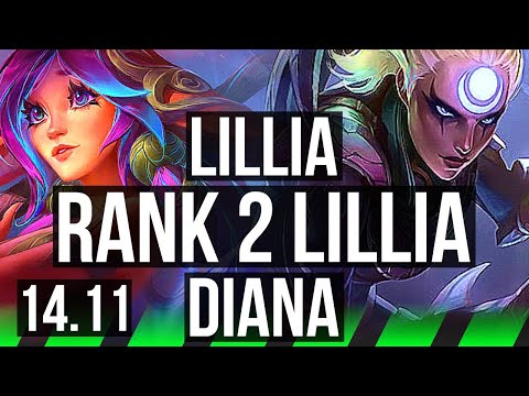LILLIA vs DIANA (JGL) | Rank 2 Lillia, Rank 8, 9/5/16 | EUW Challenger | 14.11