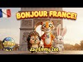 Bonjour France Around The World Ep 3 Jay Emmy Zee Kids Song