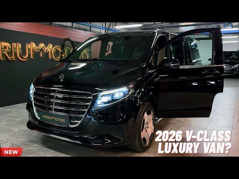 2026 Mercedes Benz V Class Review | The Most Comfortable Van in America?