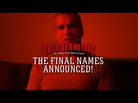 Gutterdämmerung: The Final Names Announced
