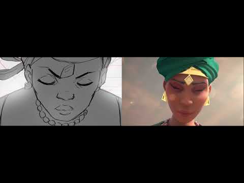 Malika Animated Pilot - Behind The Scenes Part Three