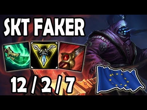 SKT T1 Faker JAX vs WUKONG [ Jungle ] Lol Ranked EUW