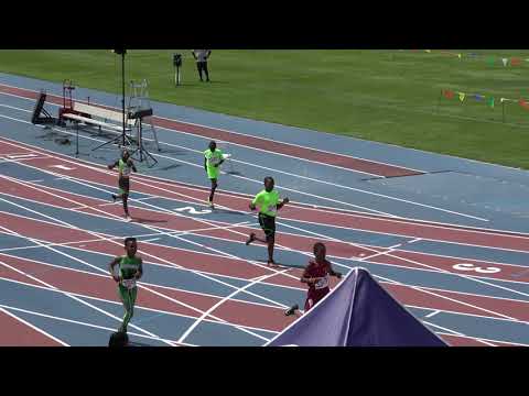 Boys 100m Dash 11-12 Year Old Heat 1 - 44th Annual Northwest Track and Field Classic 2019