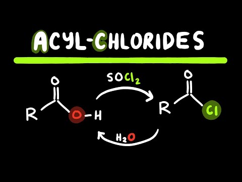 Acyl Chlorides - formation and hydrolysis mechanism