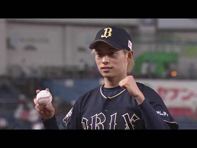 バファローズ・山岡泰輔投手ヒーローインタビュー 6月24日 千葉ロッテマリーンズ 対 オリックス・バファローズ