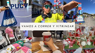 mis PRIMEROS 10K en VALPARAÍSO + vitrineo en la FERIA, JUMBO y Navidad