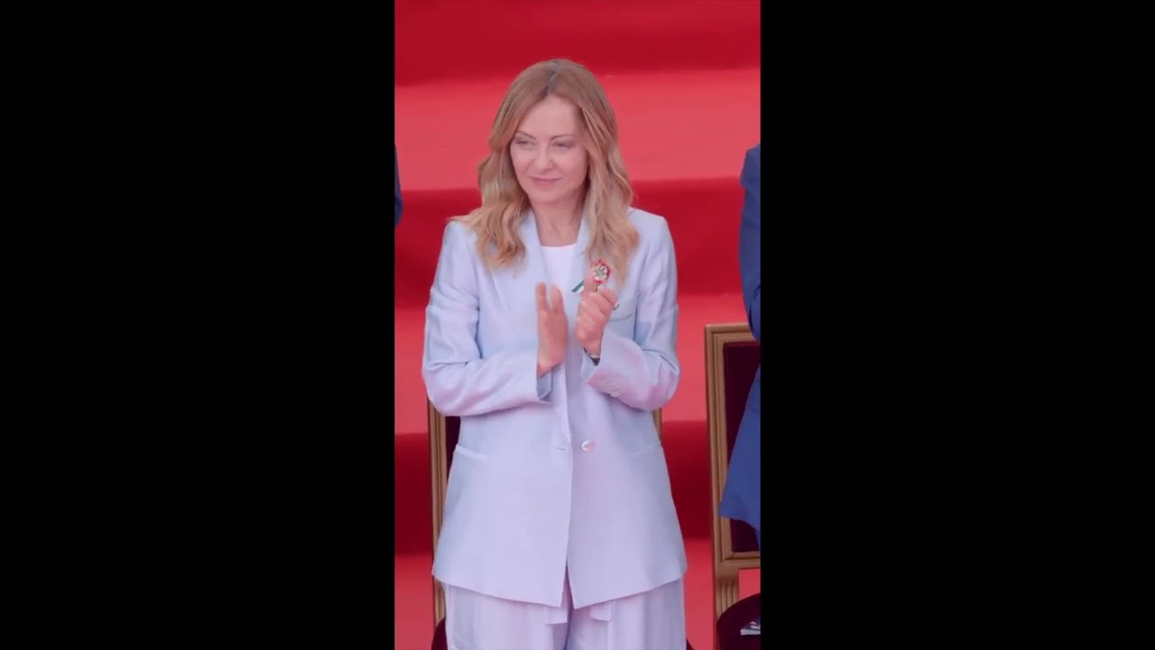 LA PREMIER GIORGIA MELONI ALLE CELEBRAZIONI DEGLI 80 ANNI DELLA REPUBBLICA