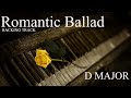 Emotional Pop Rock Piano in D Backing Track - Romantic Ballad