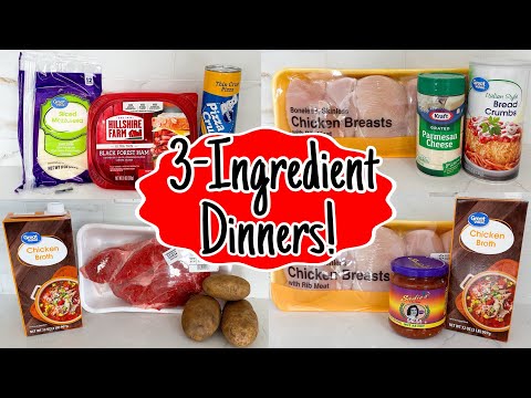 The BEST 3-Ingredient Recipes | QUICK & EASY DINNER IDEAS | Fast Tasty Simple Meals | Julia Pacheco