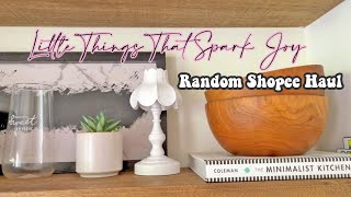 Random Cute Item Shopee Haul • Little Things That Spark Joy | VLOG 🌷