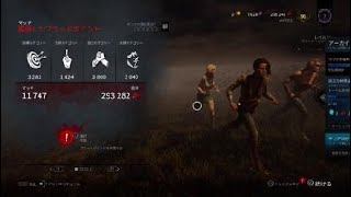 Dead by Daylightをやっています。半年程。