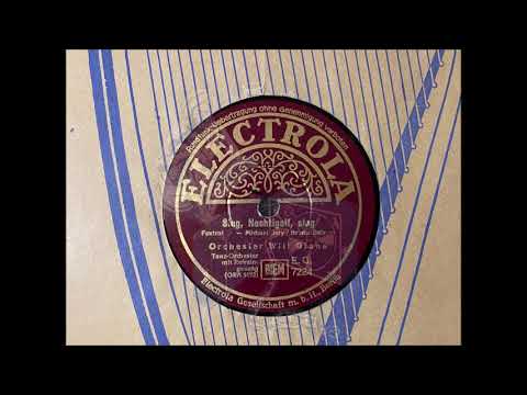 SING, NACHTIGALL, SING  WILL GLAHE & SCHURICKE-TERZETT (?)