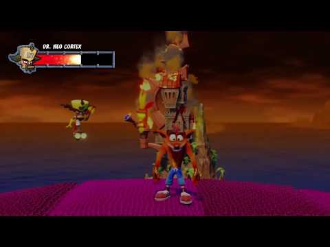 Crash Bandicoot 1 N. Sane Trilogy Final Boss Dr. Neo Cortex and Ending