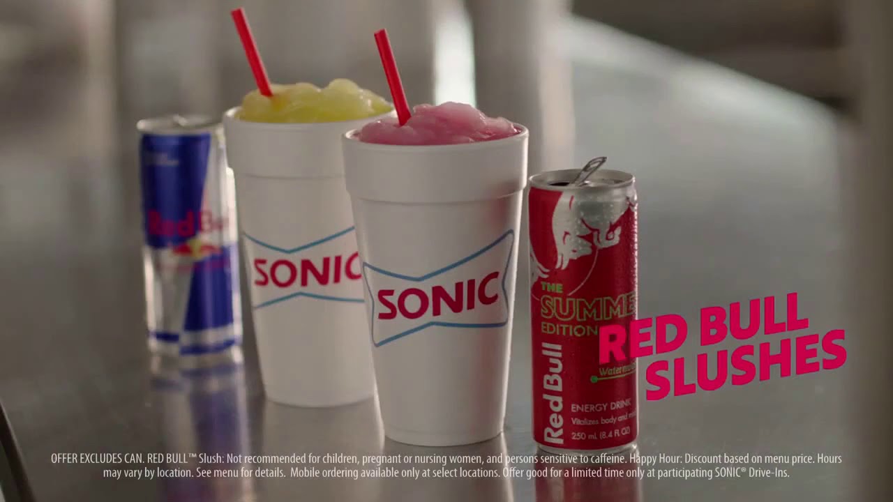 Sonic Drive In This Is How We Sonic Red Bull Summer Edition Slush