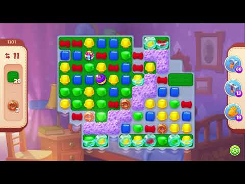 Homescapes 1101 Level - 17 moves - NO BooSTERS