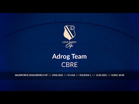 Skrót spotkania Adrog Team - CBRE  ( Legia Biznes Cup Zima 2022 )