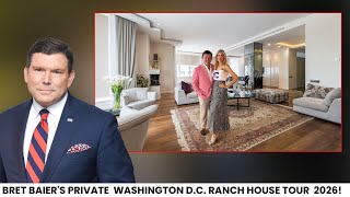 Bret Baier's Private  Washington D.C. Ranch House Tour | 2 Children, Age 54, Cars&Net Worth 2026!