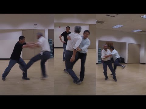 Taichi Push Hand: Student Phil Sun's Farewell Demo