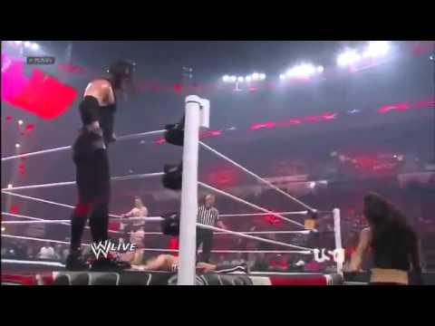 AJ Dressed as Kane with Mask - WWE Raw 18.06.12