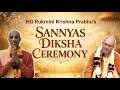 Sannyas Diksha Ceremony Of HG Rukmini Krishna Prabhu Live From ISKCON Vrindavan Goshala 14 04 26