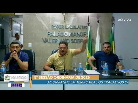8ª SESSÃO ORDINÁRIA DE 2026.