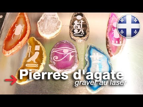 , title : 'Agate graver au laser | Gravure de pierres de bijoux | Speedy 300'