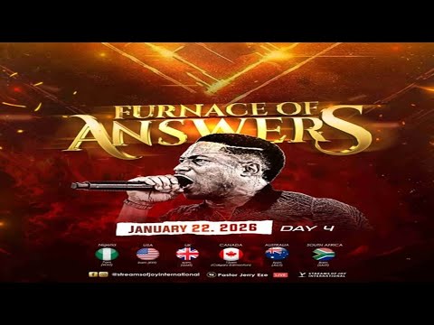 FURNACE OF ANSWERS [DAY 4] || NSPPD || 22ND JANUARY 2026